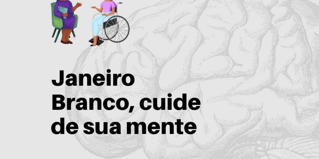 Janeiro branco saúde mental post do Instagram