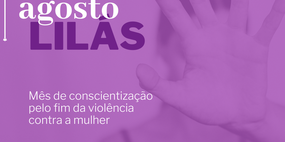 Post do Instagram Agosto Lilás Minimalista