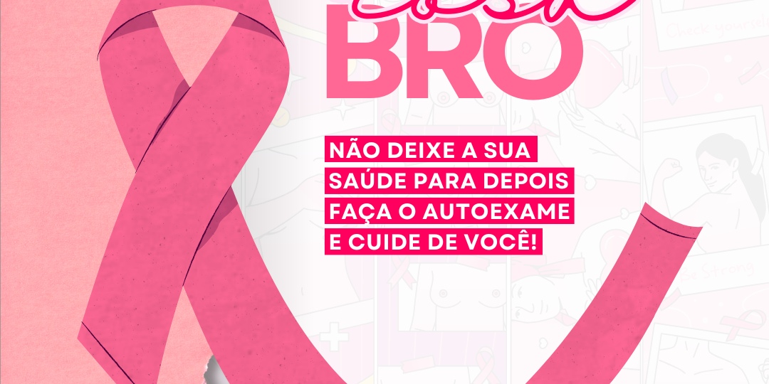 Instagram post para outubro rosa delicado branco e rosa