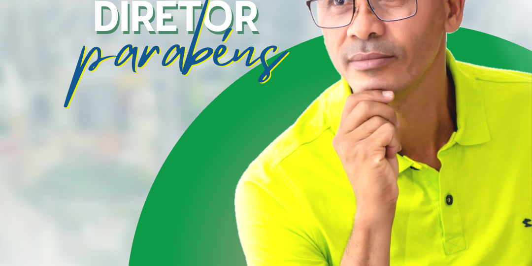 Post instagram dia do funcionário público moderno azul e amarelo