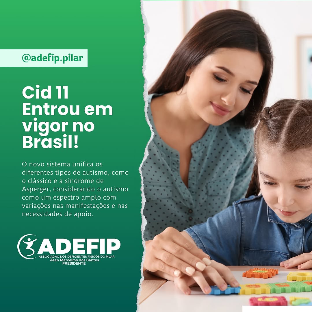 Com a adoção do CID-11, o Transtorno do Espectro Autista (TEA) passou a ...