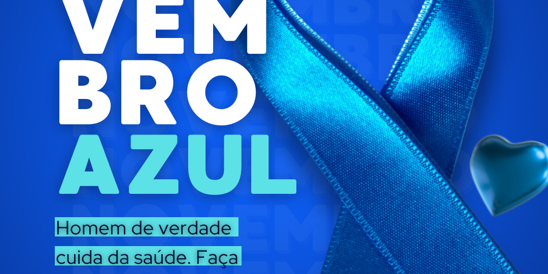Campanha novembro azul tradicional moderno instagram post